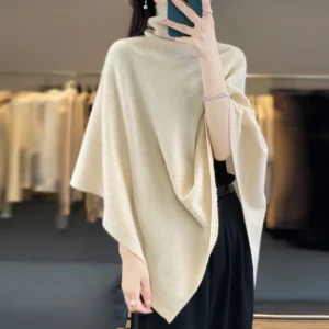 Elegant minimalist women's shawl