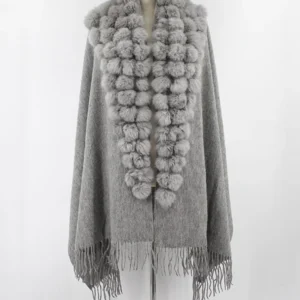 Formal winter women shawl